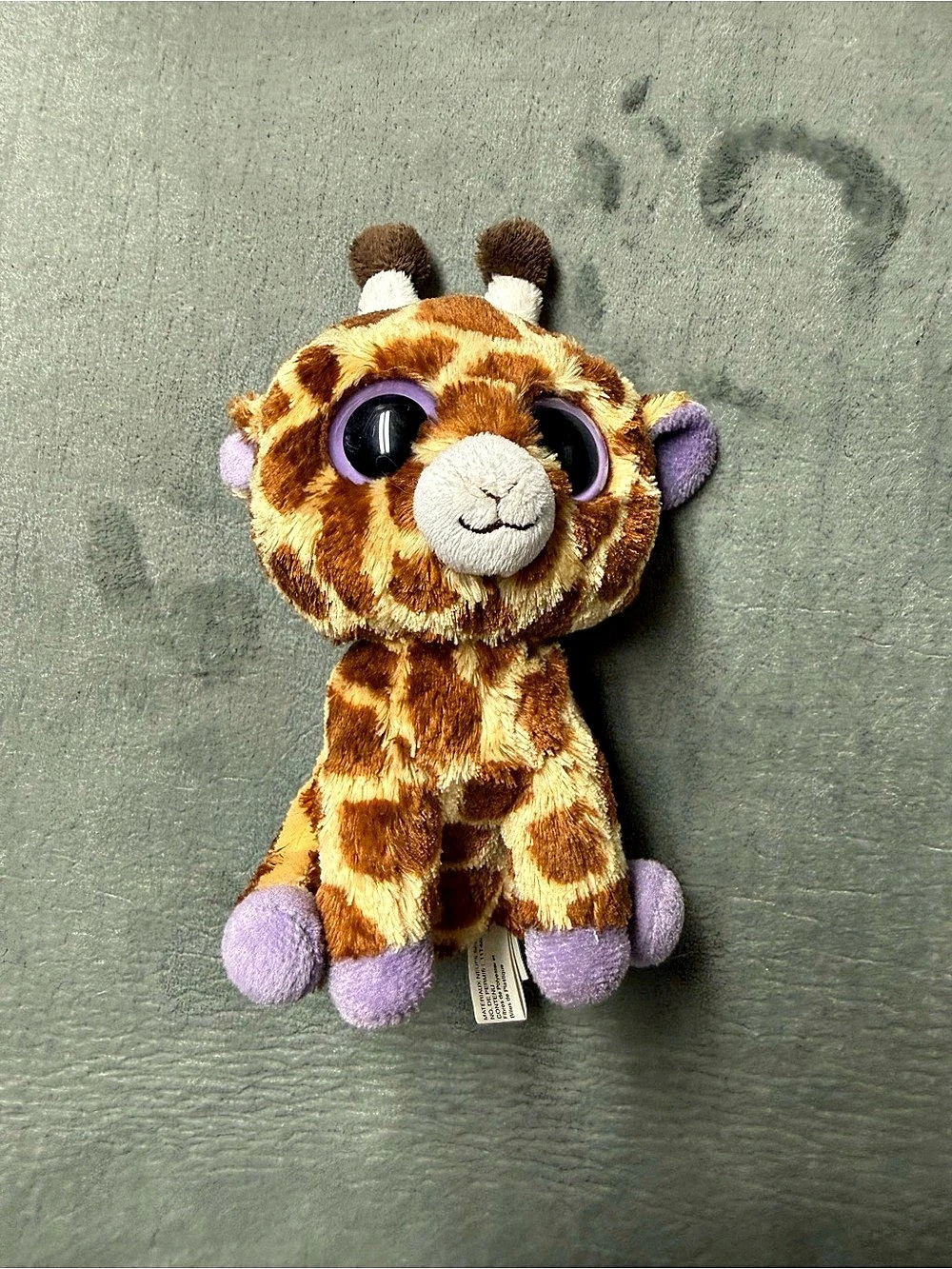 Ty Safari the Giraffe Plush Brown & Purple